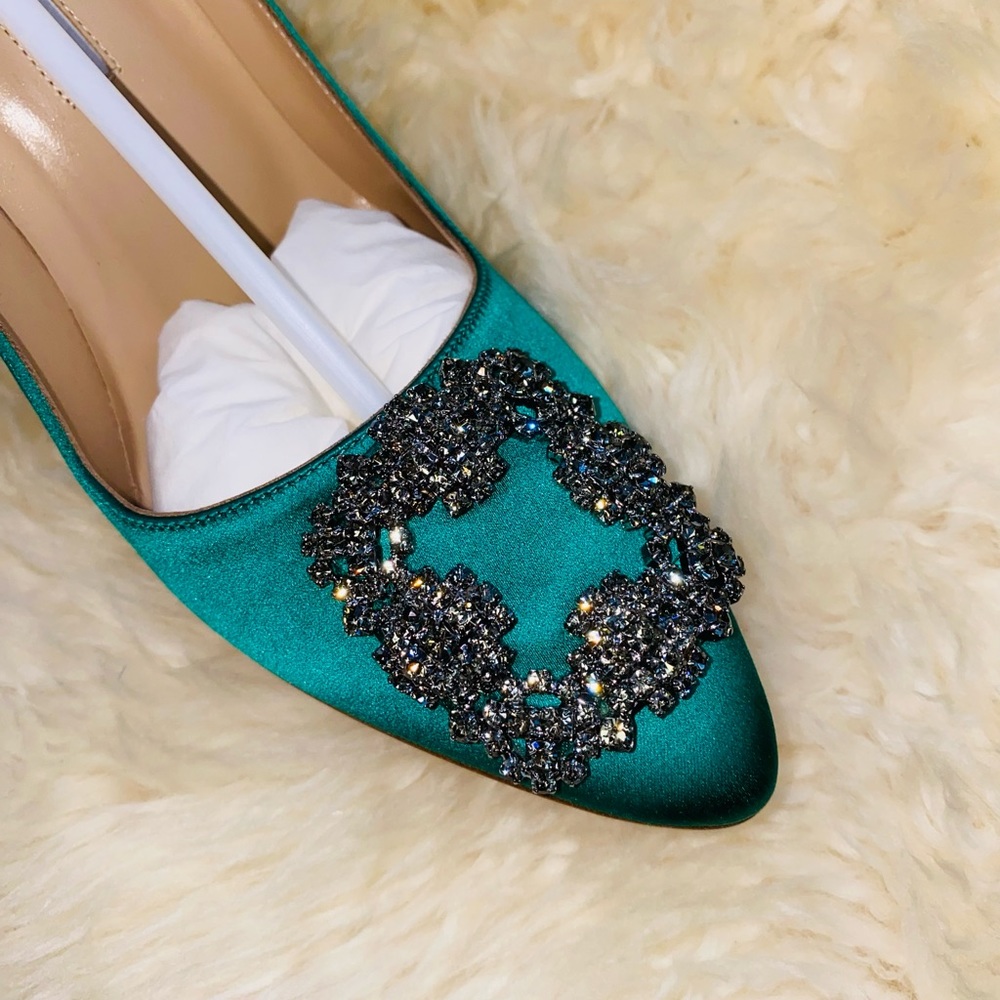 New authentic Manolo Blahnik hangisi 105mm heels - Picture 4 of 16